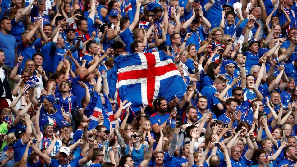 Iceland football fans